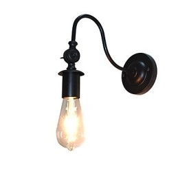 Applique da parete Light Buzz Wall in ferro nero