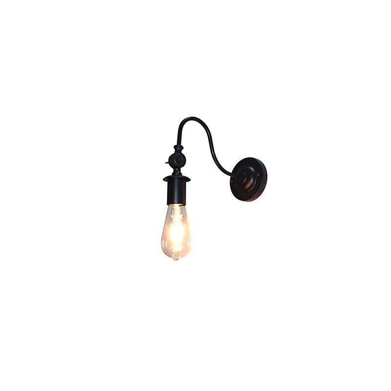 Applique da parete Light Buzz Wall in ferro nero