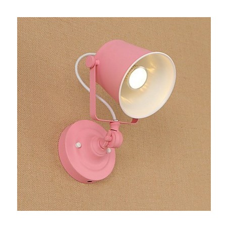 Applique da parete country retrò regolabile con braccio oscillante e protezione occhi, 5 W