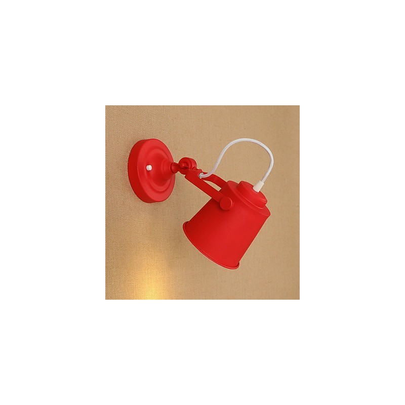 Applique da parete country retrò regolabile con braccio oscillante e protezione occhi, 5 W