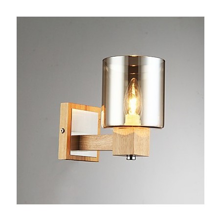 Applique da parete moderna contemporanea finitura ossido nero uplight