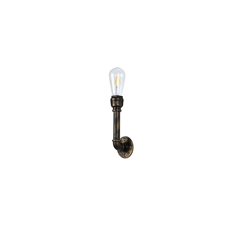 Applique da parete LED rustica classica in ottone antico
