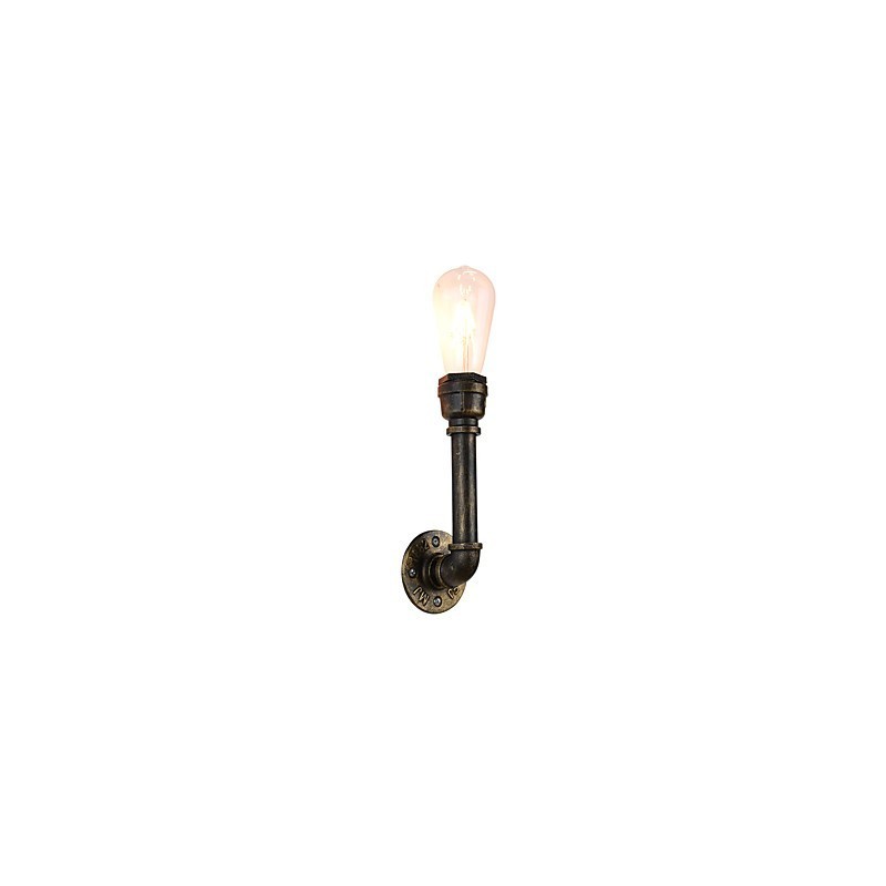 Applique da parete LED rustica classica in ottone antico