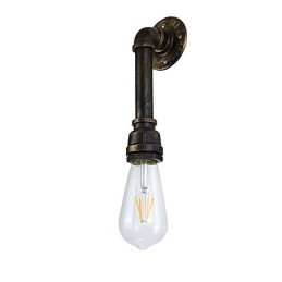 Applique da parete LED rustica classica in ottone antico