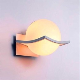 Applique da parete moderna contemporanea mini elettroplaccata luce ambientale