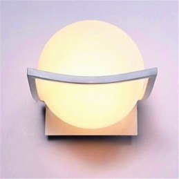 Applique da parete moderna contemporanea mini elettroplaccata luce ambientale