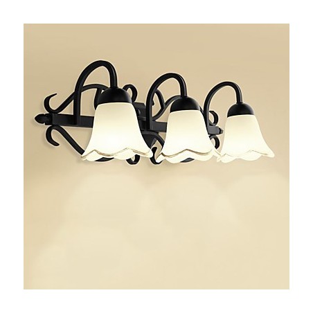 Applique da bagno Rustico/Lodge elettrolitica 3x E14