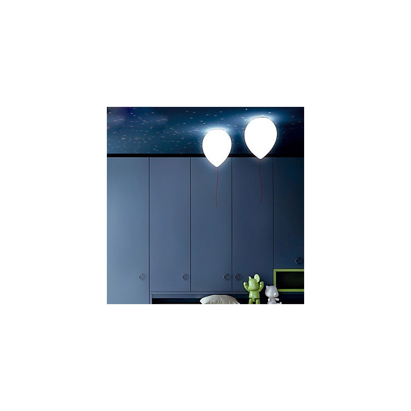 15*Plafoniera a cupola creativa contemporanea con palloncino, 3 luci E12/E14