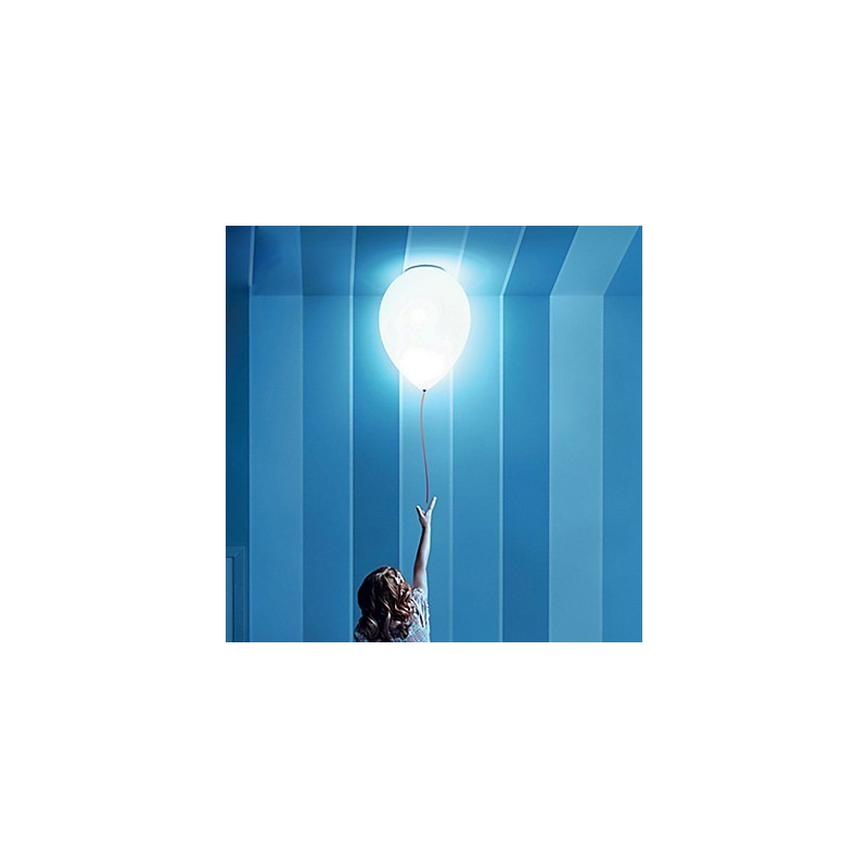15*Plafoniera a cupola creativa contemporanea con palloncino, 3 luci E12/E14