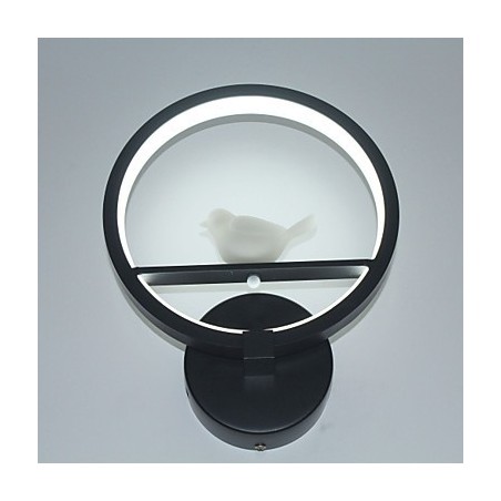 Applique da parete LED moderna con braccio oscillante, luce ambientale, finitura verniciata