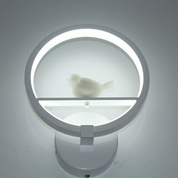 Applique da parete LED moderna con braccio oscillante, luce ambientale, finitura verniciata
