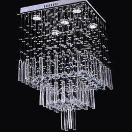 Lampadario a filo in cristallo 50 GU10