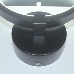Applique da parete LED moderna con braccio oscillante, luce ambientale, finitura verniciata