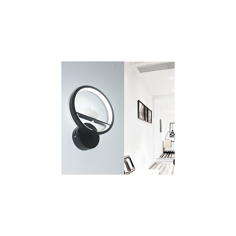 Applique da parete LED moderna con braccio oscillante, luce ambientale, finitura verniciata