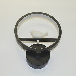 Applique da parete LED moderna con braccio oscillante, luce ambientale, finitura verniciata