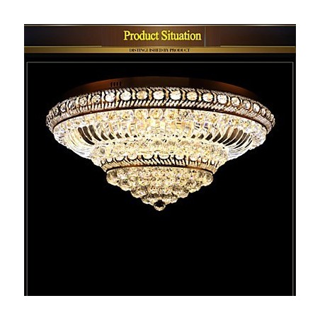 Plafoniera a filo in cristallo LED 60 cm
