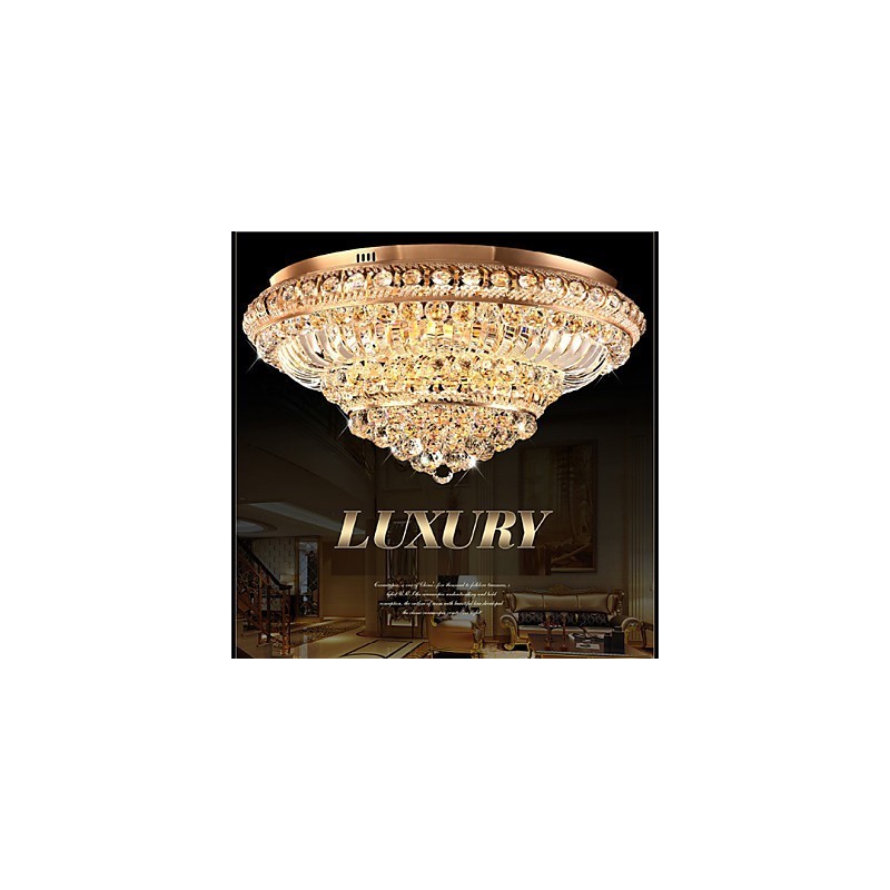 Plafoniera a filo in cristallo LED 60 cm