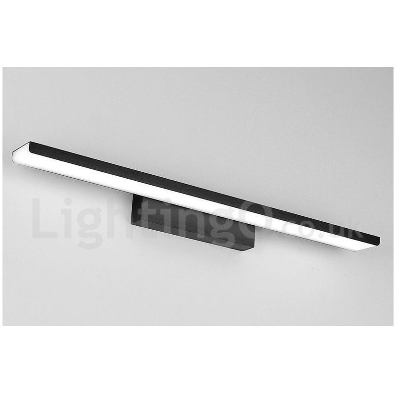 Lampada da specchio LED da bagno 61 cm in alluminio e acrilico
