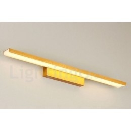 Lampada da specchio LED da bagno 61 cm in alluminio e acrilico