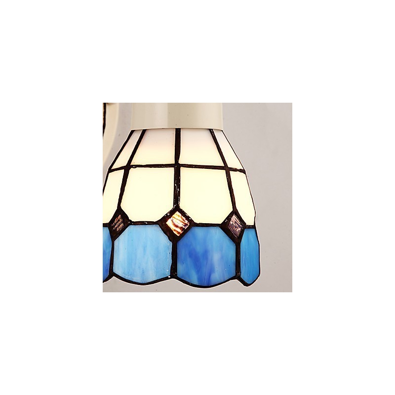 Applique da parete rustica stile Lodge, downlight, 2 lampadine E26/E27