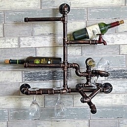 Applique da parete moderna contemporanea con luce ambientale, finitura galvanizzata, 12 V, 60 cm