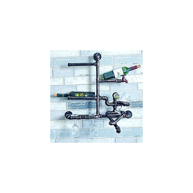 Applique da parete moderna contemporanea con luce ambientale, finitura galvanizzata, 12 V, 60 cm