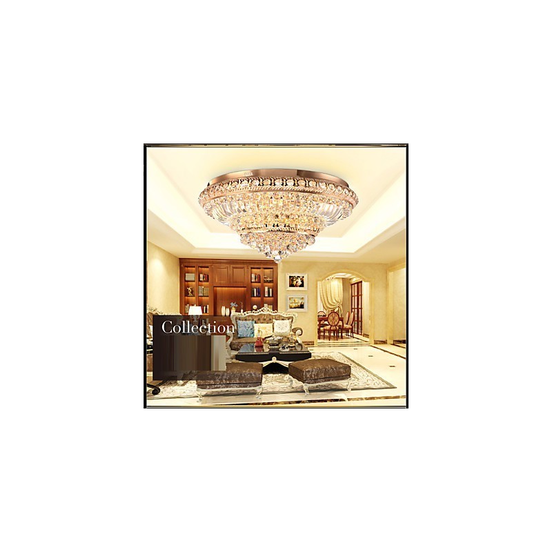 Plafoniera a filo in cristallo LED 60 cm