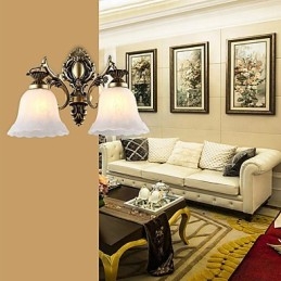 Applique da parete moderna contemporanea finitura pitturata 2 lampadine E26/E27 40 cm