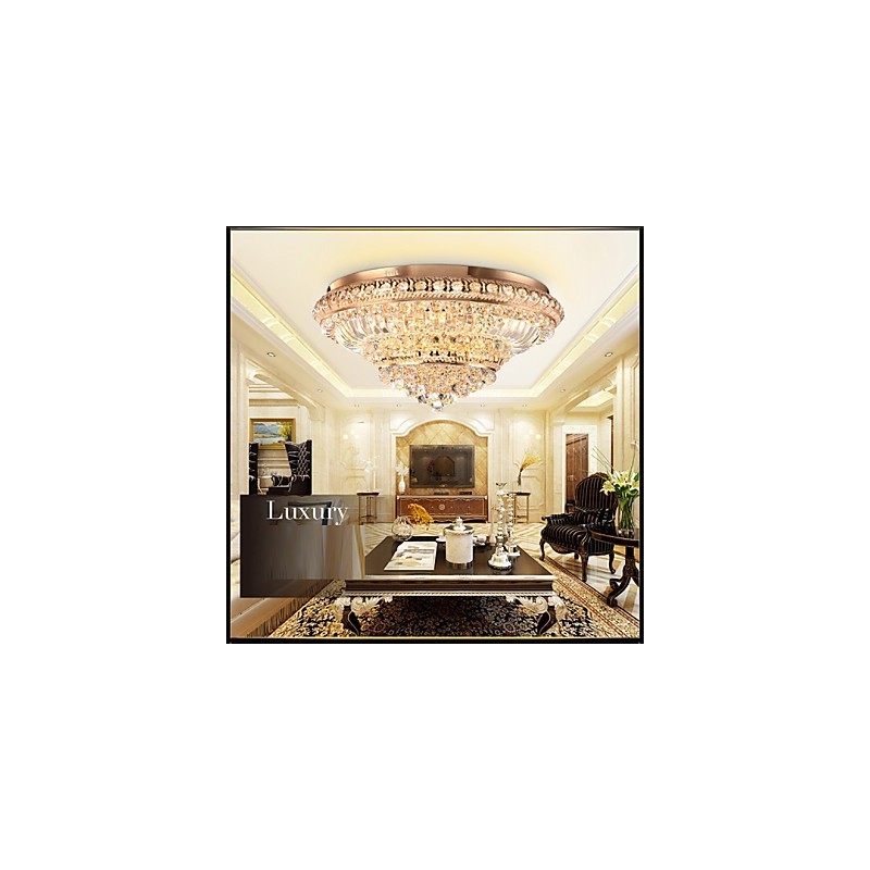Plafoniera a filo in cristallo LED 60 cm