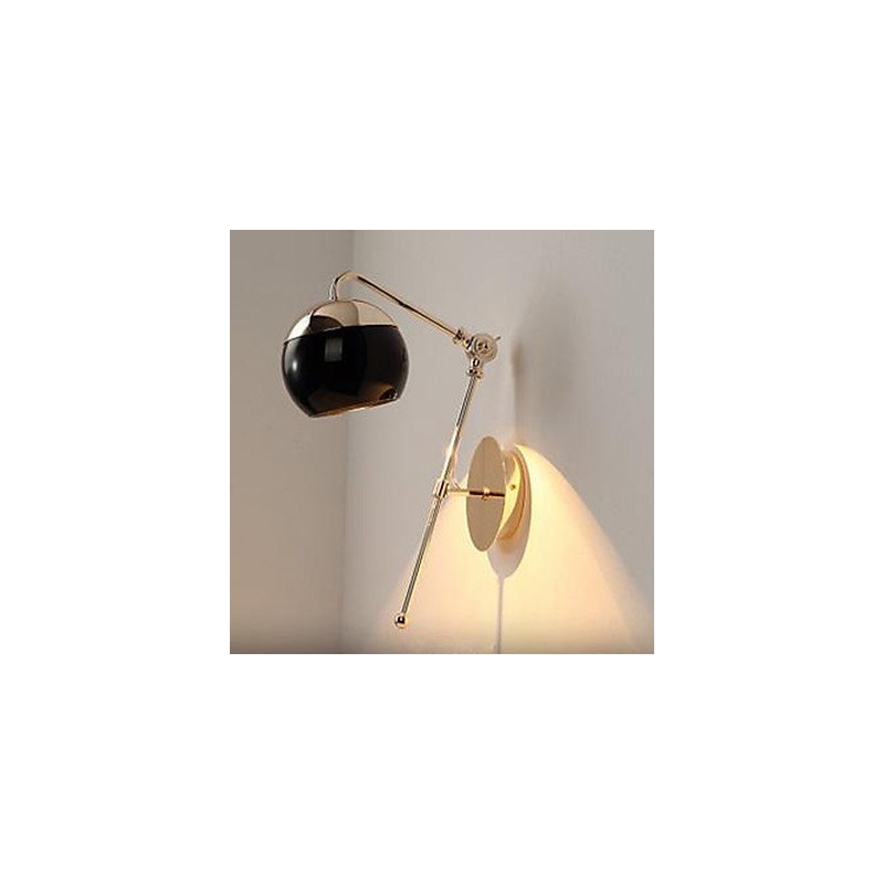 Applique da parete moderna minimalista in vetro oro rosa per soggiorno camera da letto studio