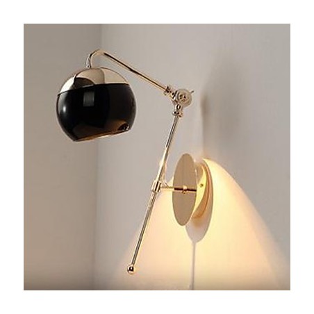 Applique da parete moderna minimalista in vetro oro rosa per soggiorno camera da letto studio