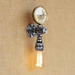 Applique da parete mini stile semplice country retrò con luce ambientale