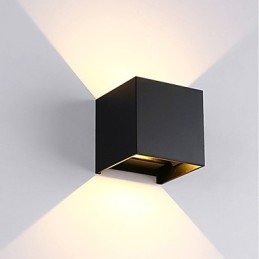 Applique da parete LED integrato stile mini 7 W luce ambientale metallo