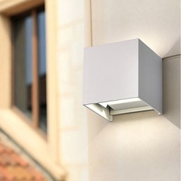 Applique da parete LED integrato stile mini 7 W luce ambientale metallo