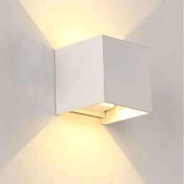 Applique da parete LED integrato stile mini 7 W luce ambientale metallo
