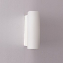 Applique da parete moderna contemporanea in vetro e metallo, 1 lampadina E26/E27