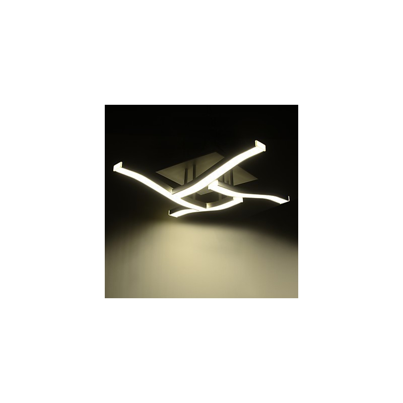 Plafoniera a filo LED integrato bianca 80 cm