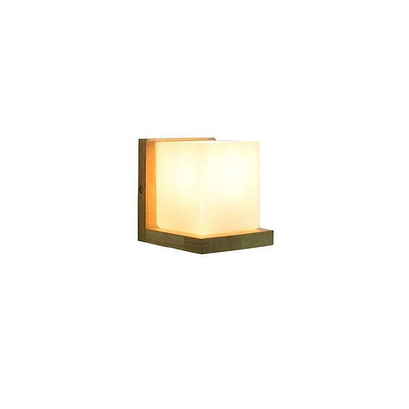 Applique da parete in acrilico con lampadina E26/E27 4 W