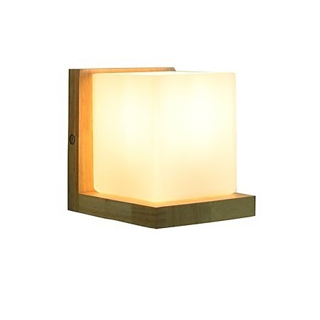 Applique da parete in acrilico con lampadina E26/E27 4 W