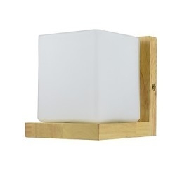 Applique da parete in acrilico con lampadina E26/E27 4 W