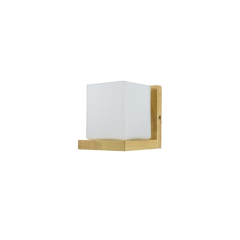 Applique da parete in acrilico con lampadina E26/E27 4 W