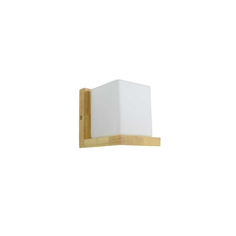Applique da parete in acrilico con lampadina E26/E27 4 W
