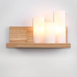 Applique da parete LED mini semplice con luce ambientale, attacco E27