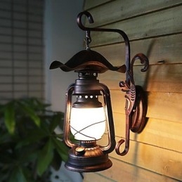 Applique da parete vintage con faretto da incasso E27 1 lampadina 32x46 cm