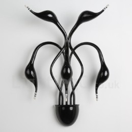 Applique da parete Swan Head moderna contemporanea multicolore luce ambientale
