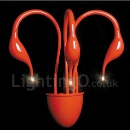 Applique da parete Swan Head moderna contemporanea multicolore luce ambientale