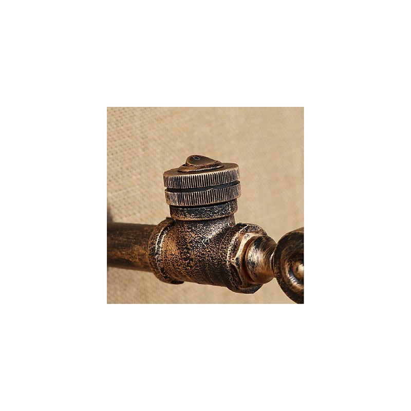 Applique da parete rustica Lodge con luce ambientale, pitturata, E27 40 W