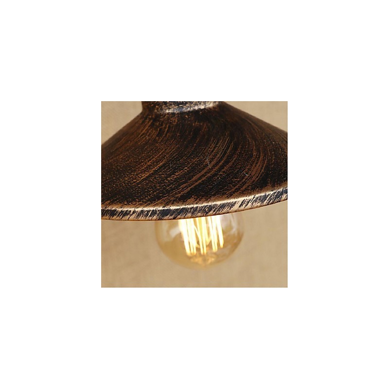 Applique da parete rustica Lodge con luce ambientale, pitturata, E27 40 W