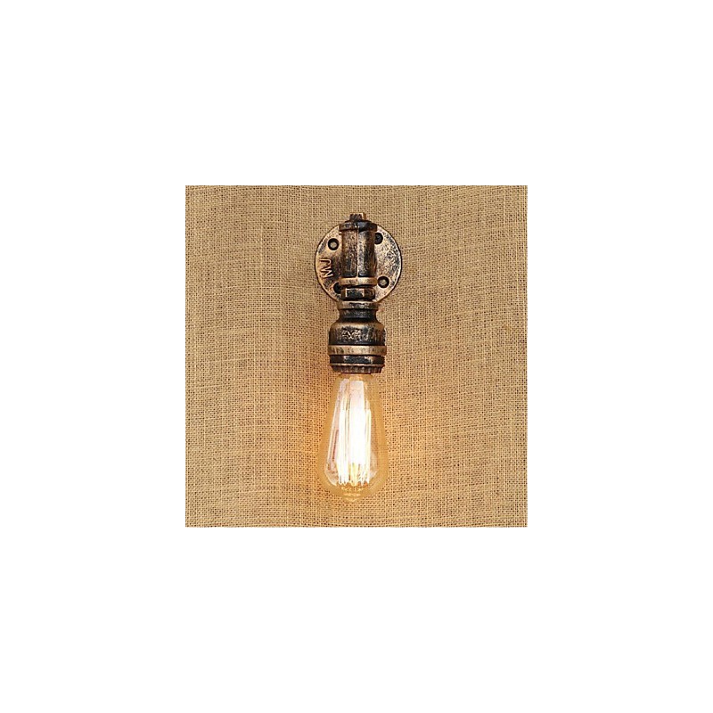 Applique da parete rustica Lodge con luce ambientale, E27, 40 W, lampadina inclusa