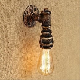 Applique da parete rustica Lodge con luce ambientale, E27, 40 W, lampadina inclusa